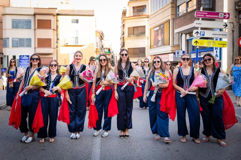 Así ha sido la ofrenda de flores a las Santas Justa y Rufina