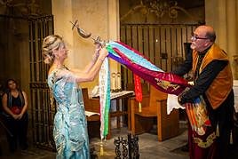 Así ha sido la ofrenda de flores a las Santas Justa y Rufina