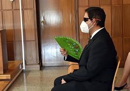 El acusado, Pedro S.P., reconociendo los hechos ante la Audiencia este lunes.