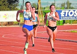 Una de las pruebas del Regional absoluto de atletismo, el pasado fin de semana en Alhama.