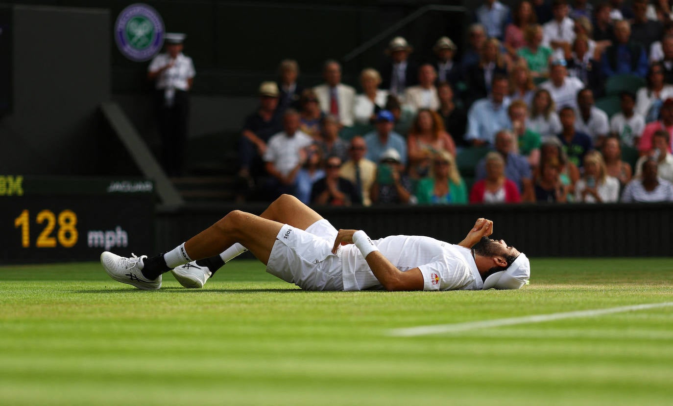 Las imágenes del partido Carlos Alcaraz y Matteo Berrettini