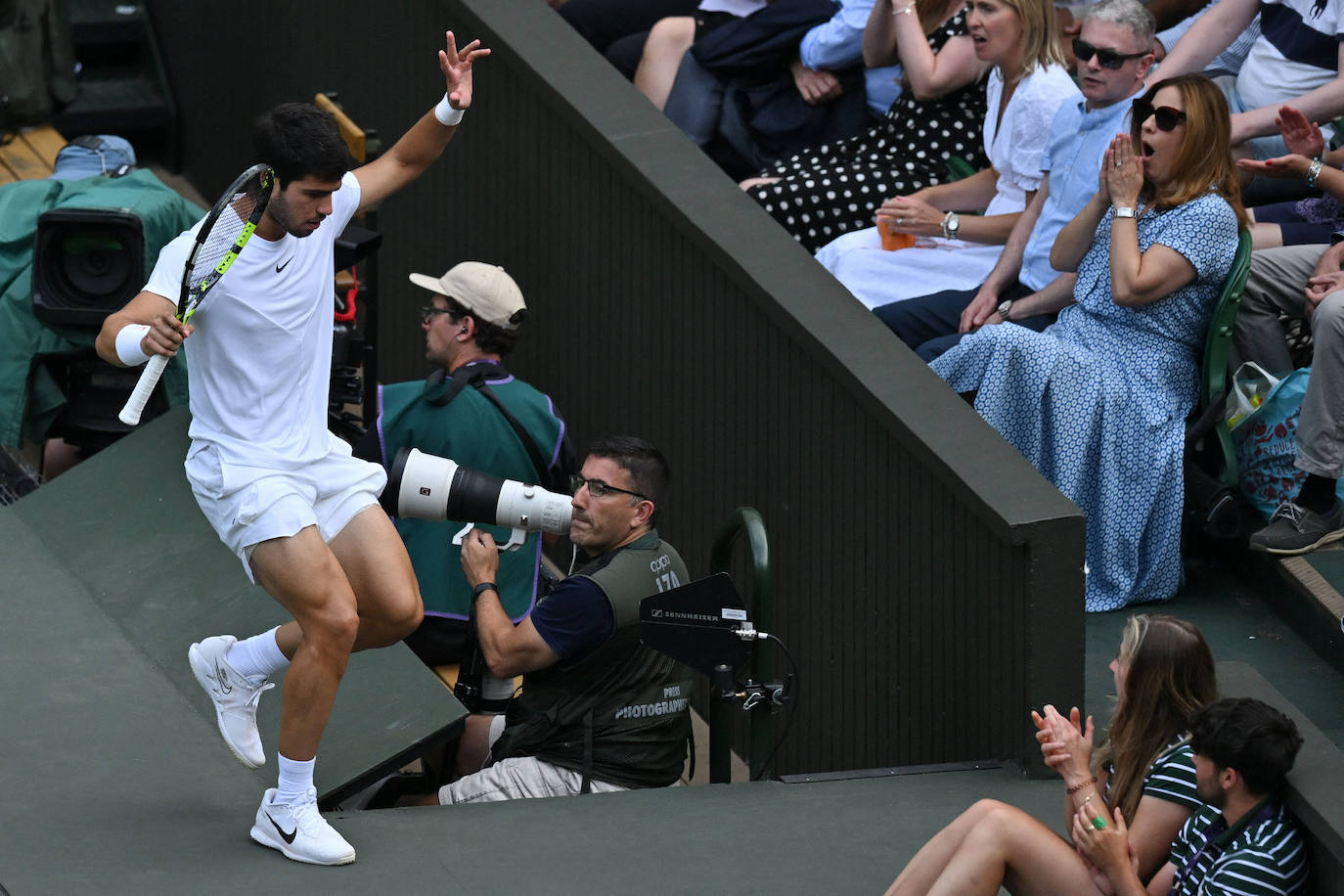 Las imágenes del partido Carlos Alcaraz y Matteo Berrettini