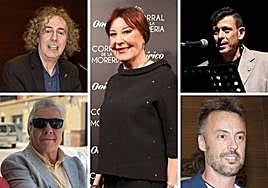 José Manuel Gamboa, Blanca del Rey, Paco Paredes, Manuel Bohórquez y Paco Severo.