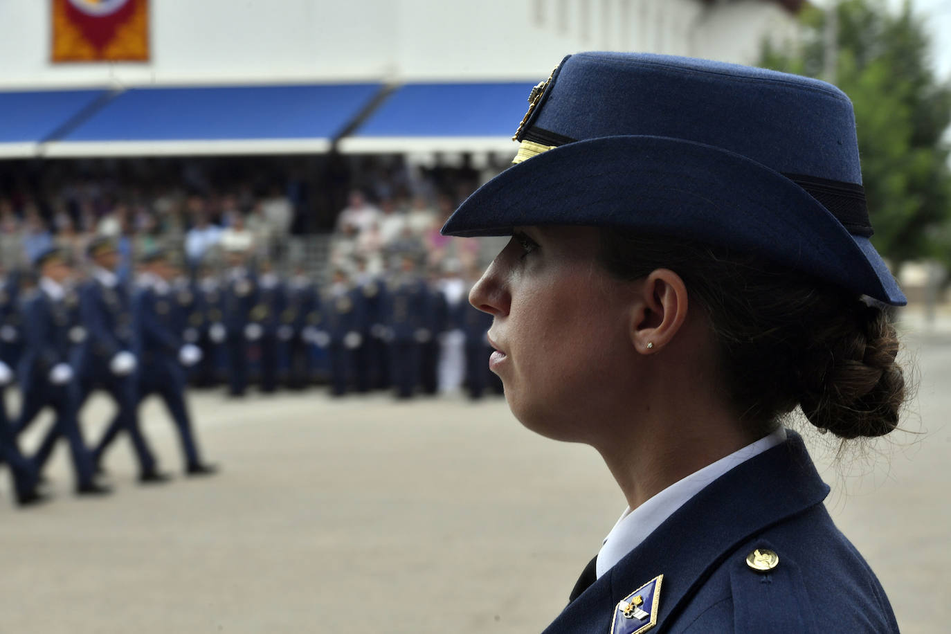 Visita de Felipe VI a la Academia General del Aire, en imágenes