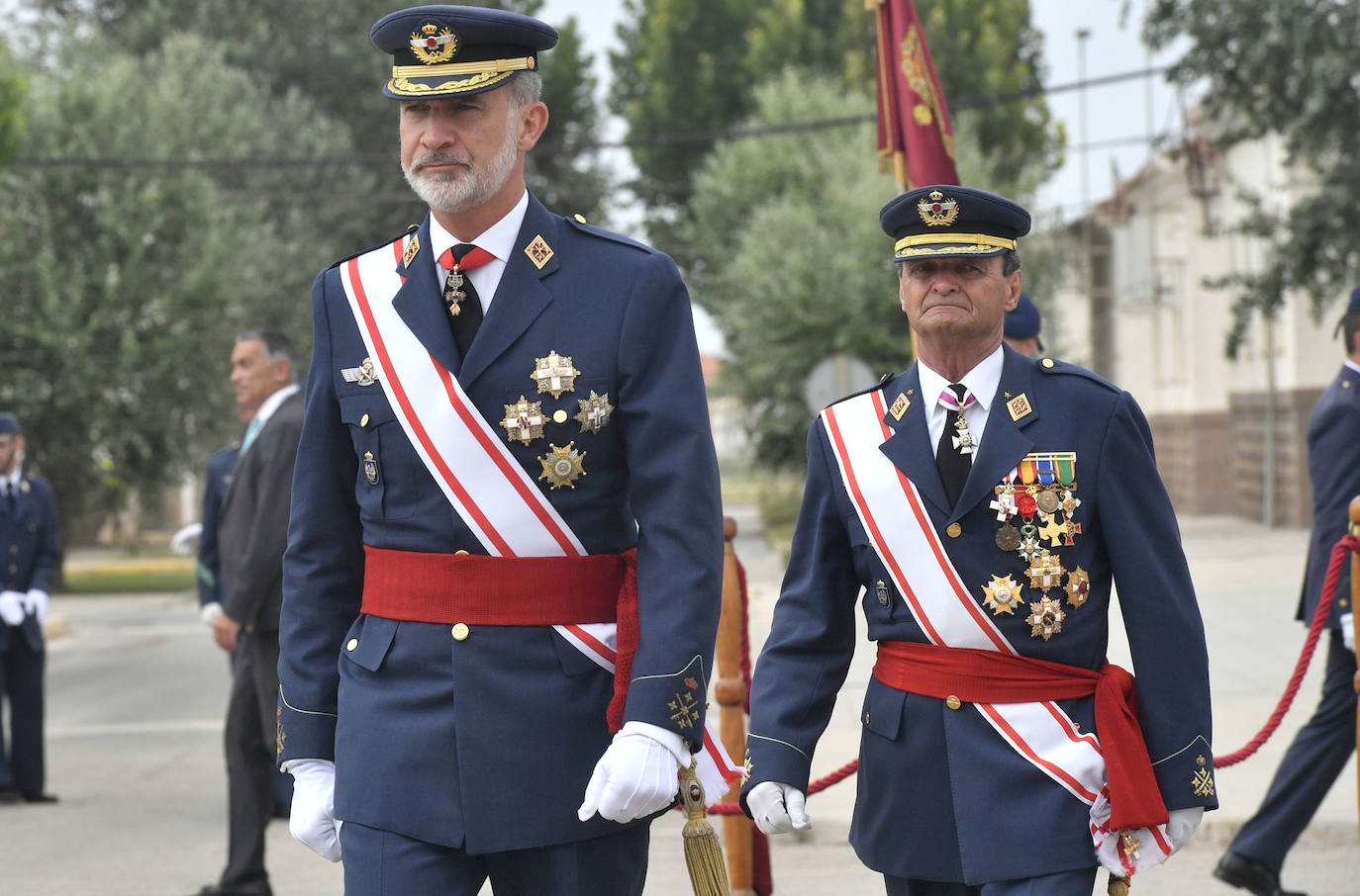 Visita de Felipe VI a la Academia General del Aire, en imágenes