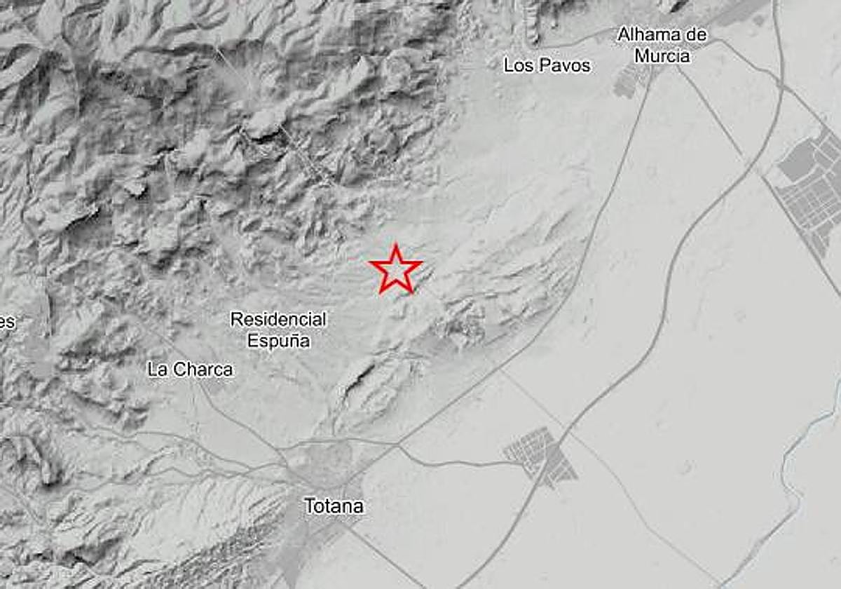 Epicentro del terremoto.