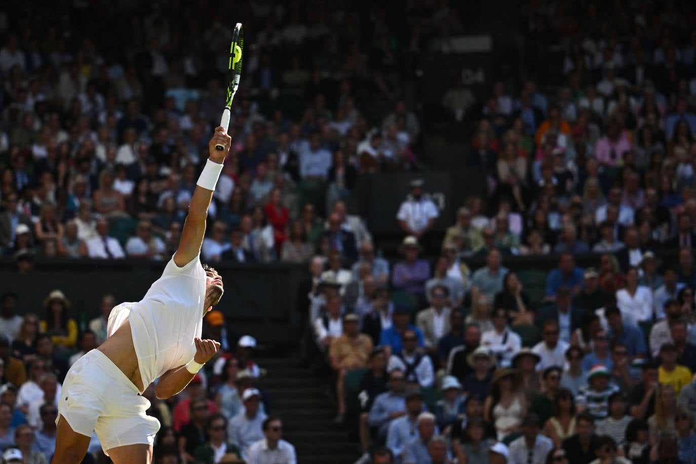 Las imágenes del partido Alcaraz-Rune en Wimbledon