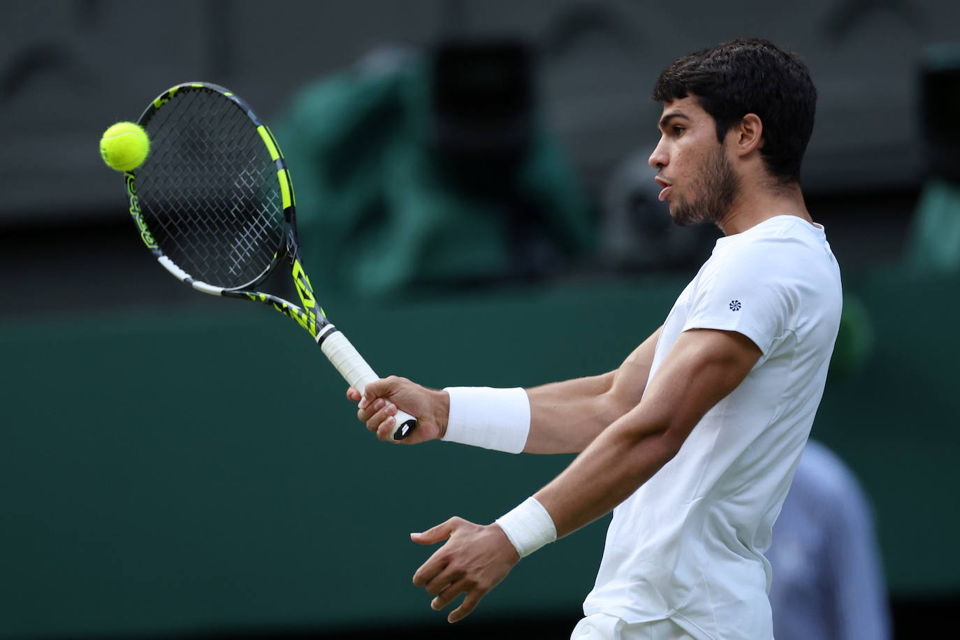 Las imágenes del partido Alcaraz-Rune en Wimbledon