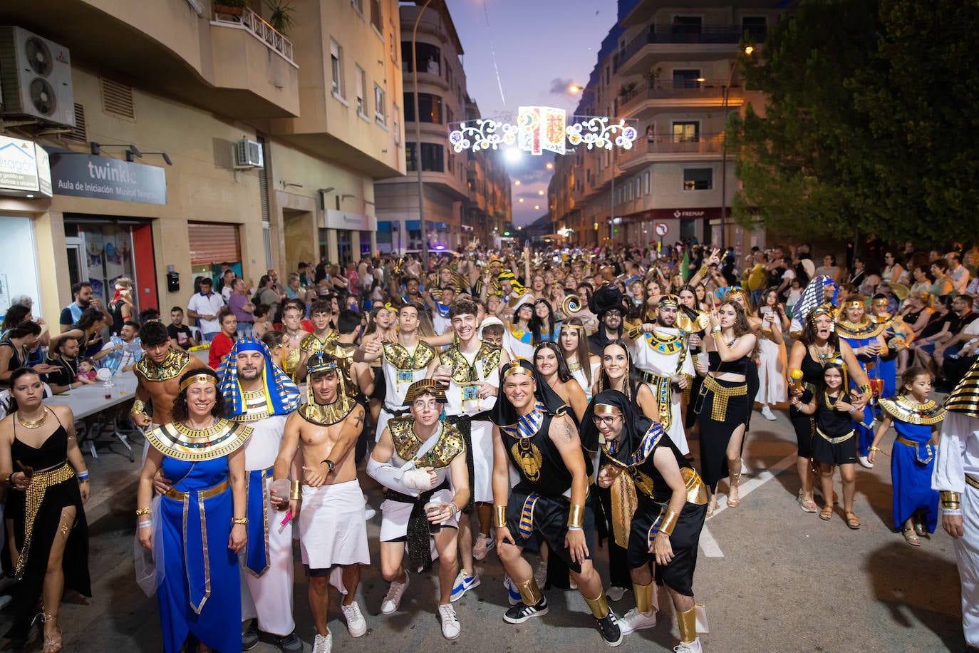 Así fue el desfile de la retreta