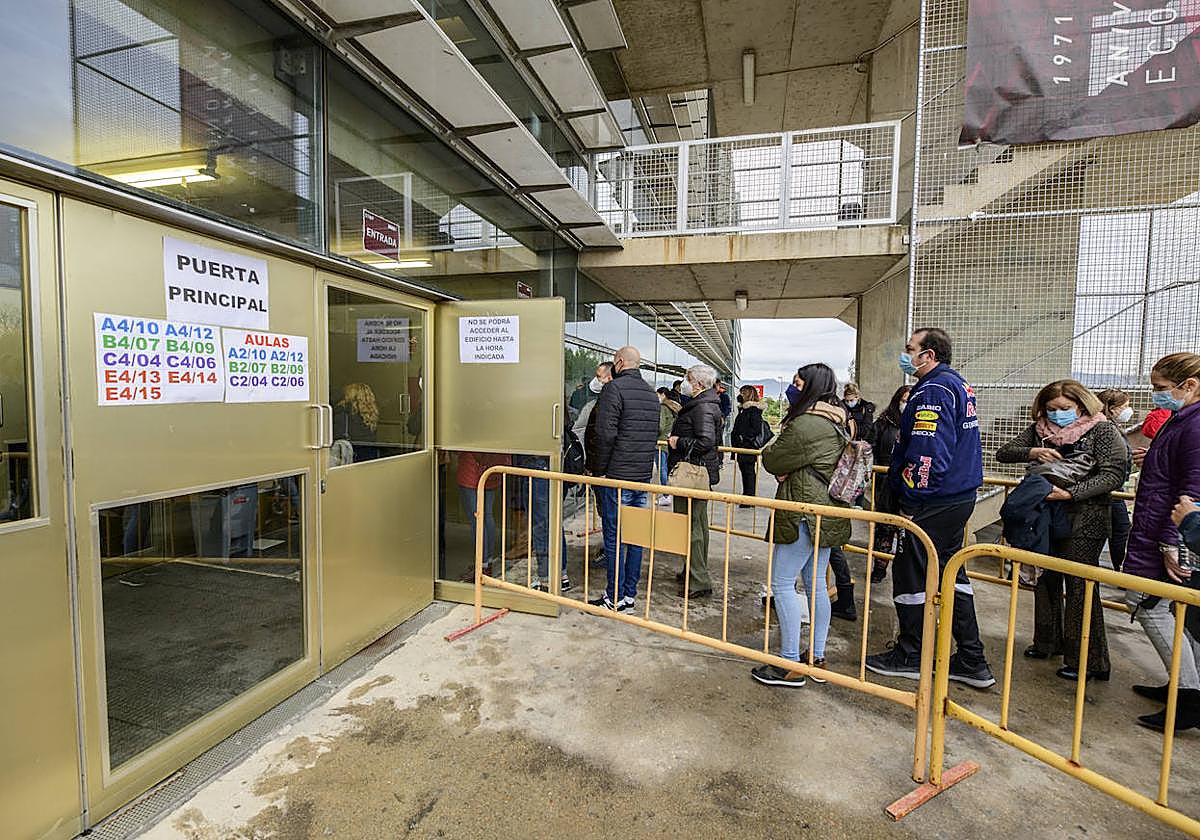 Oposiciones al Servicio Murciano de Salud, en una imagen de archivo.
