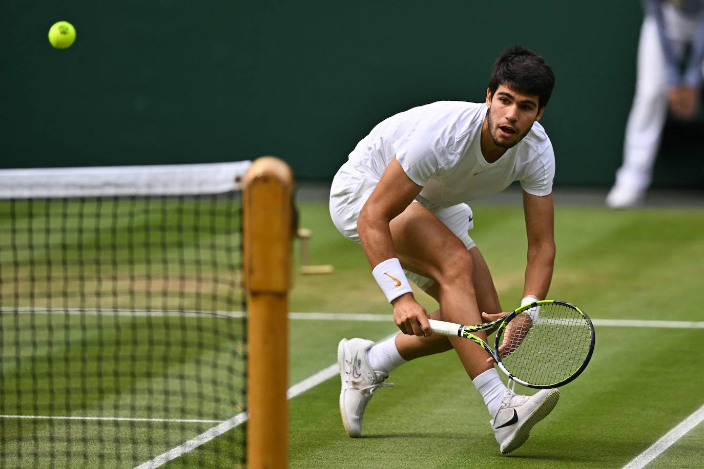 La final de Wimbledon entre Carlos Alcaraz y Novak Djokovic, en imágenes