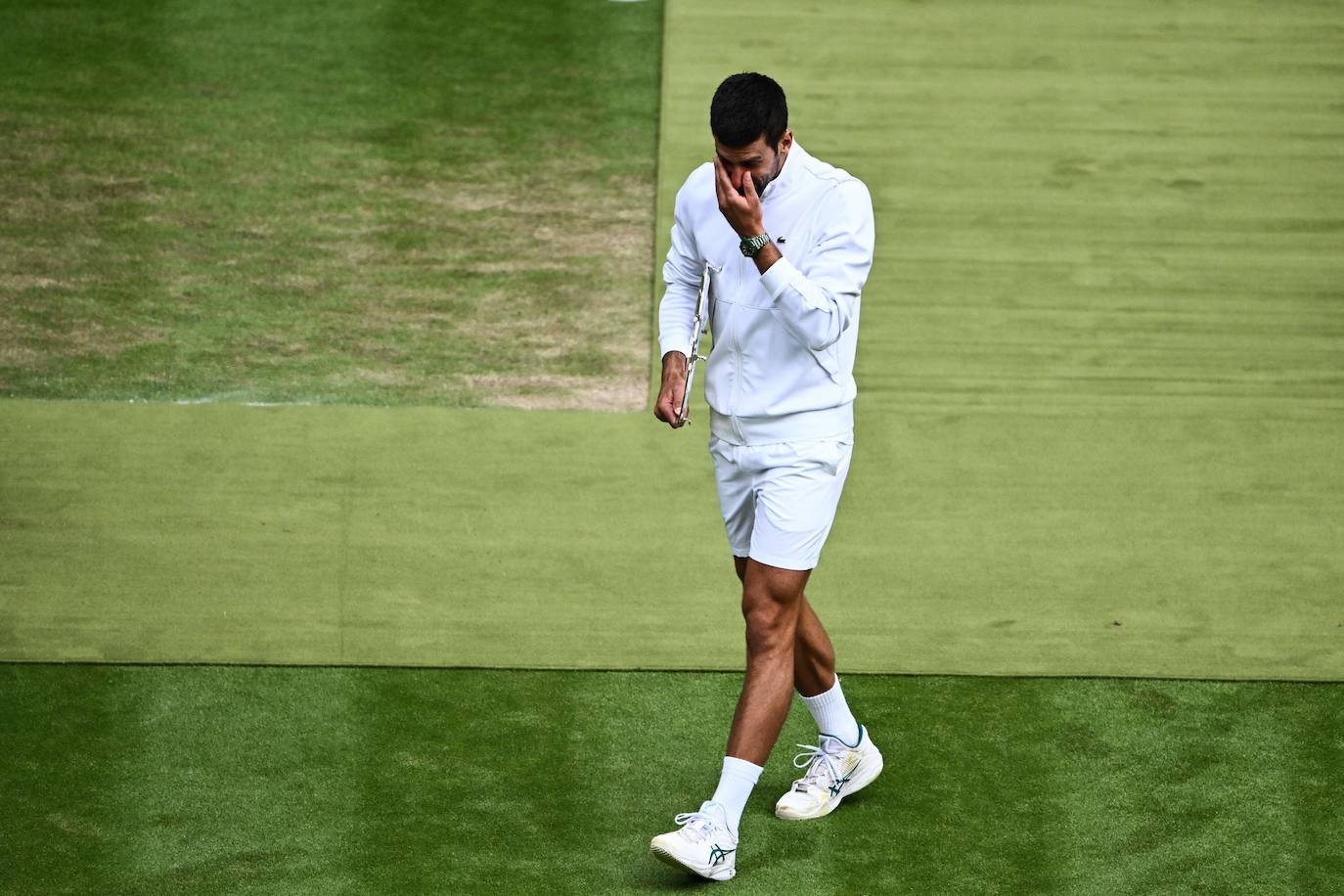 La final de Wimbledon entre Carlos Alcaraz y Novak Djokovic, en imágenes