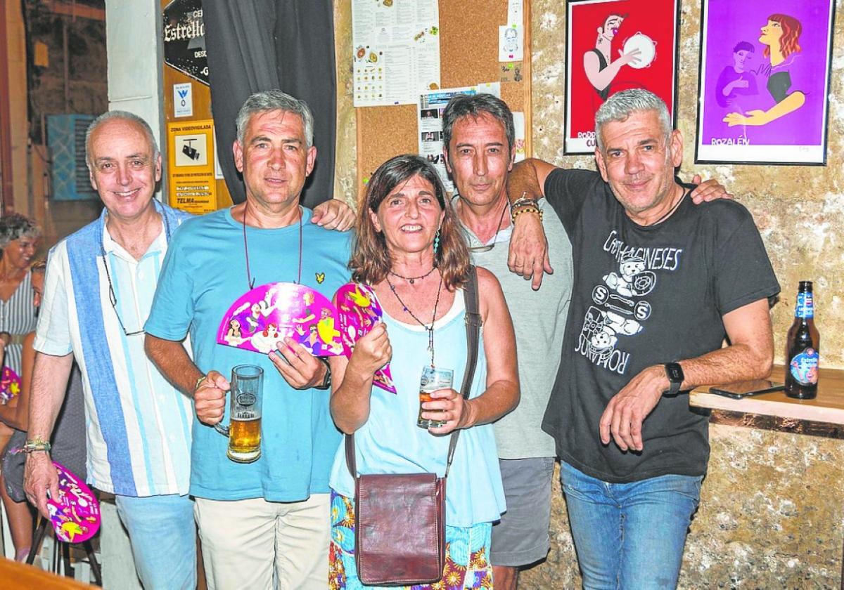 Pedro Cerezuela, Guillermo Peñuelas, Esther Pérez Cuadrado, Eloy Medrano y Miguel Fernández Cenalmor.