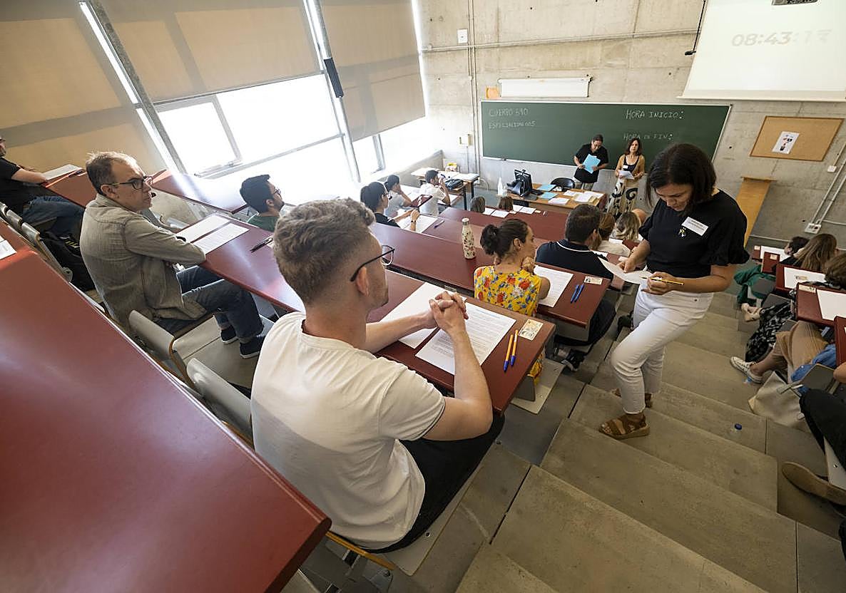 Imagen de archivo de oposiciones de Secundaria y resto de cuerpos 2023.