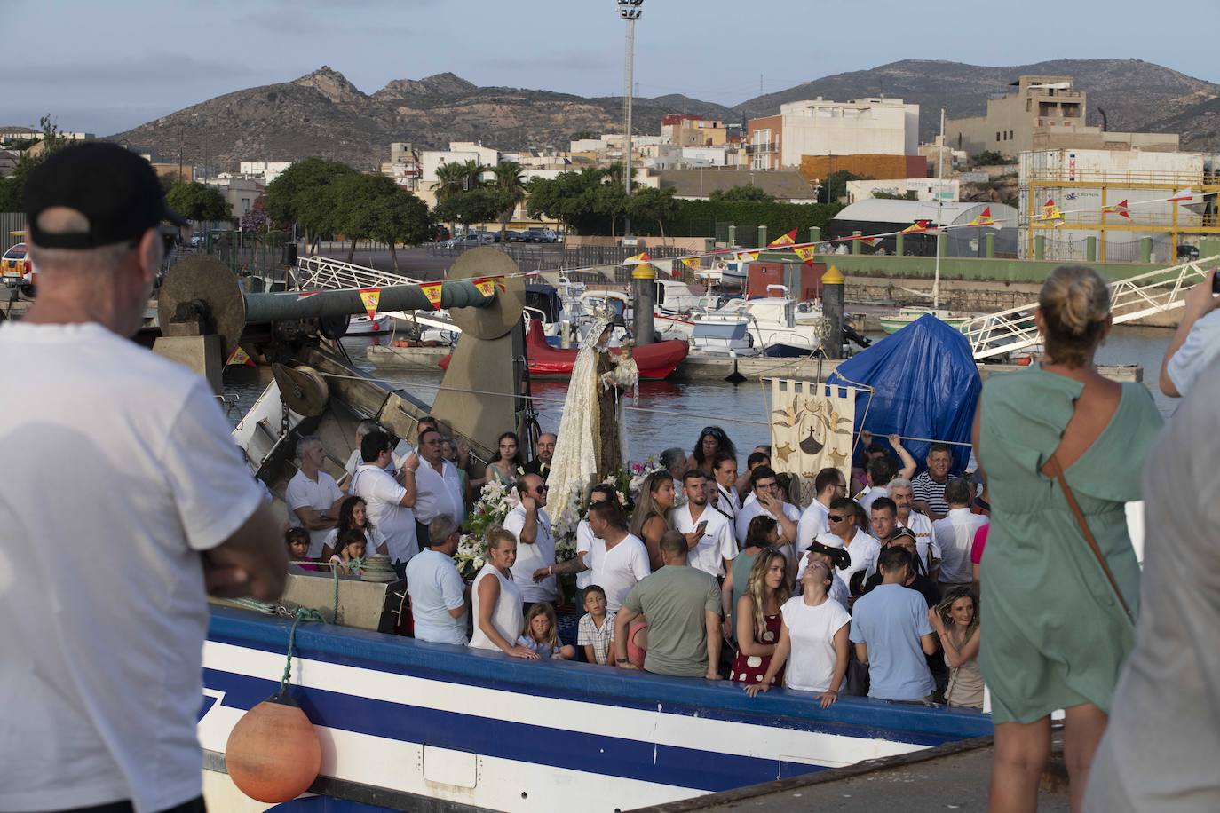 Procesión marinera de la Virgen del Carmen en Cartagena