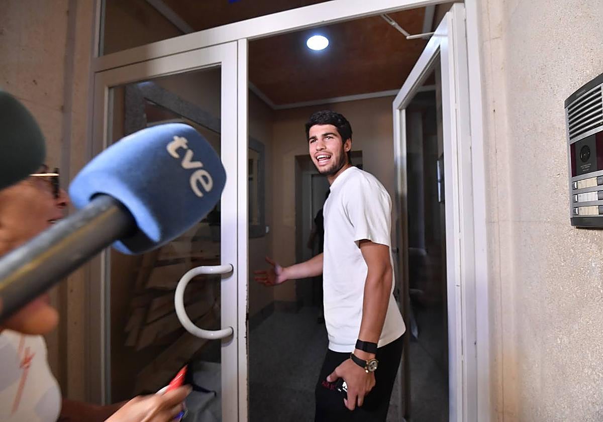 Carlos Alcaraz ya está en casa