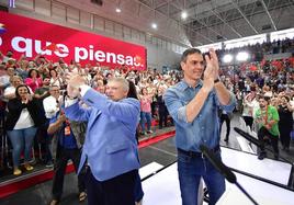 Pedro Sánchez visitó la Región por última vez el pasado 6 de mayo.