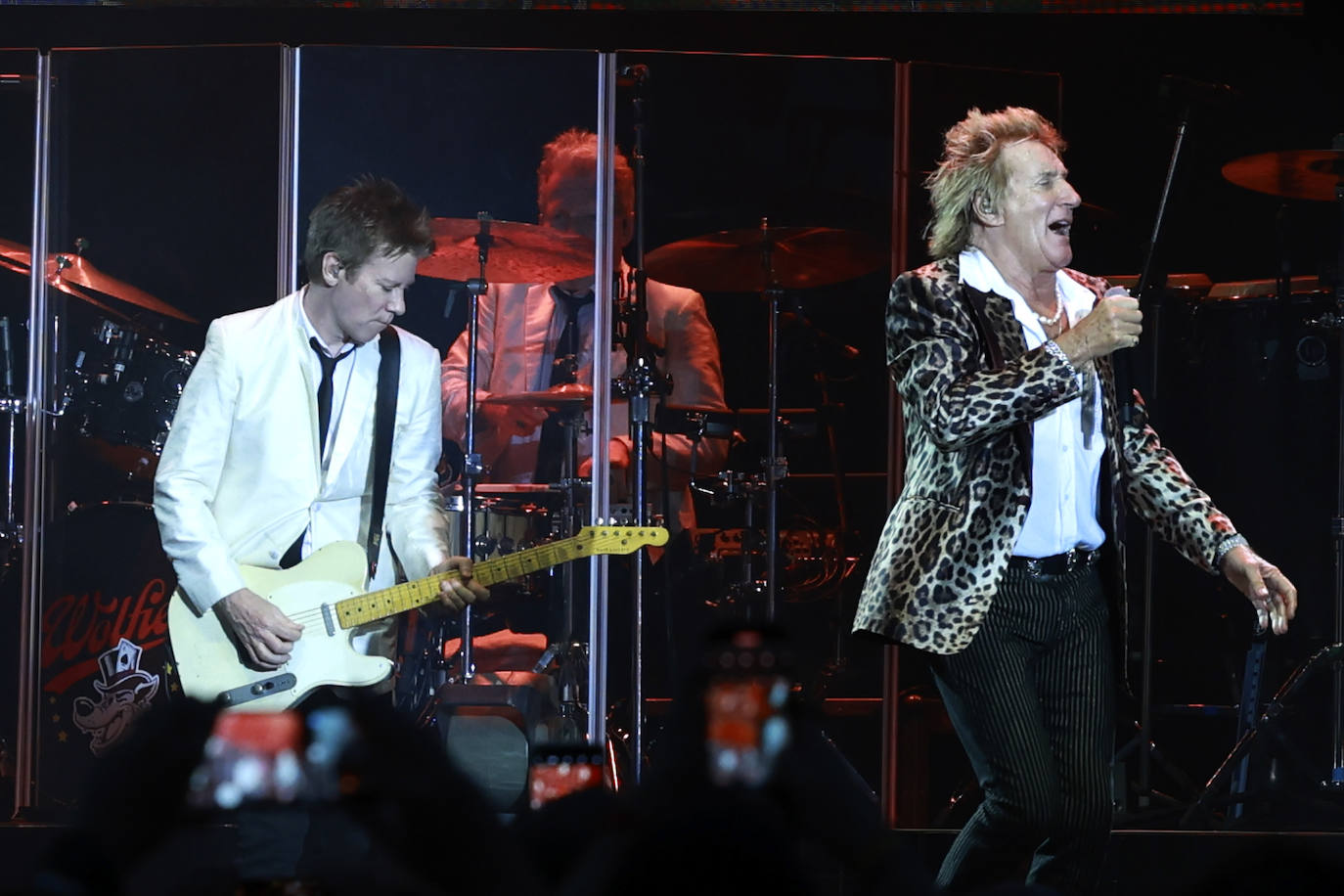 Las imágenes del concierto de Rod Stewart en Murcia