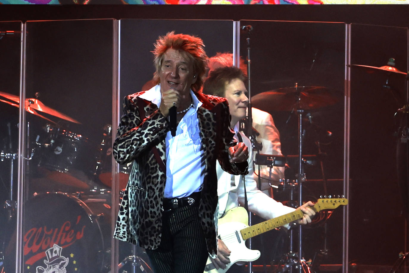 Las imágenes del concierto de Rod Stewart en Murcia