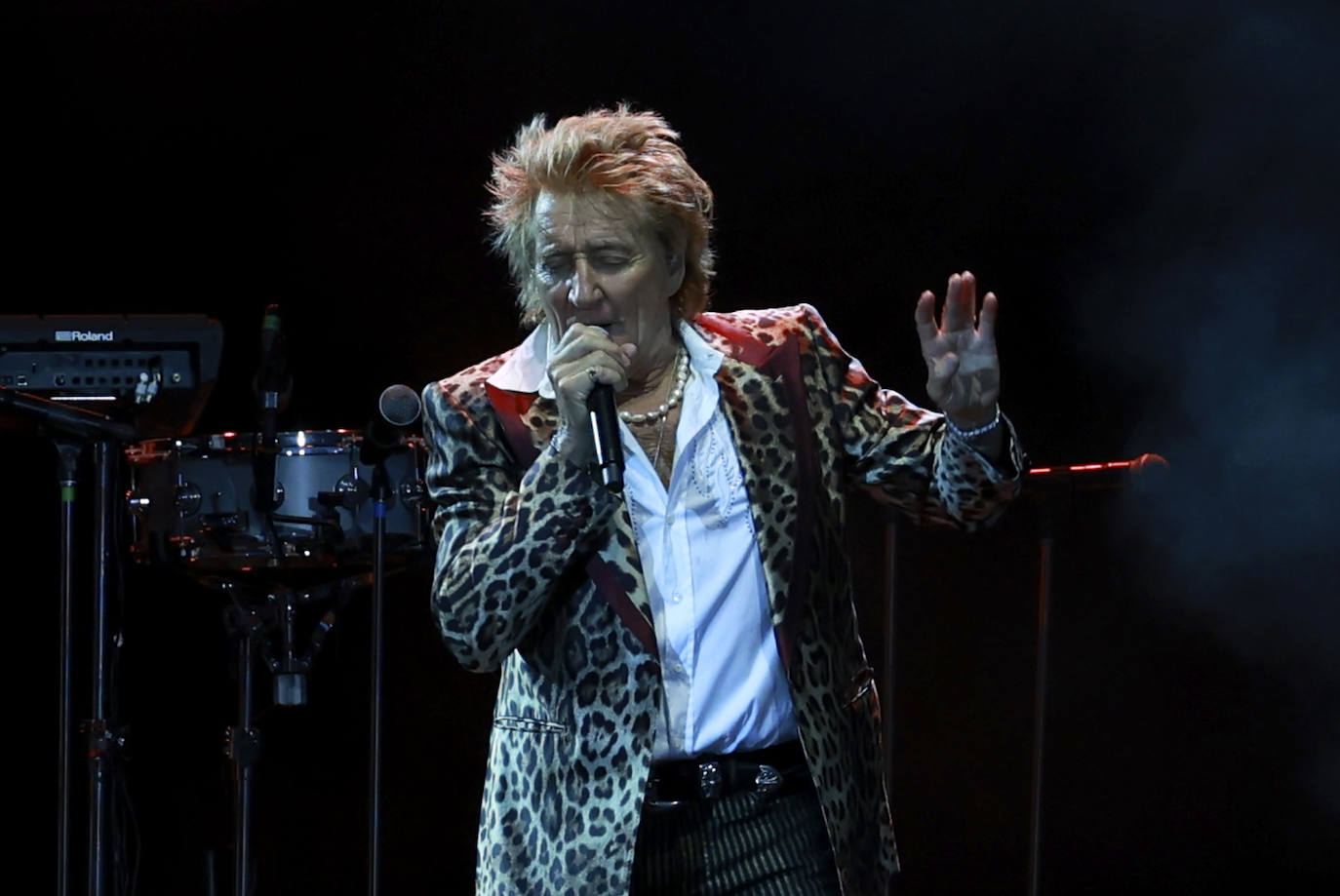 Las imágenes del concierto de Rod Stewart en Murcia