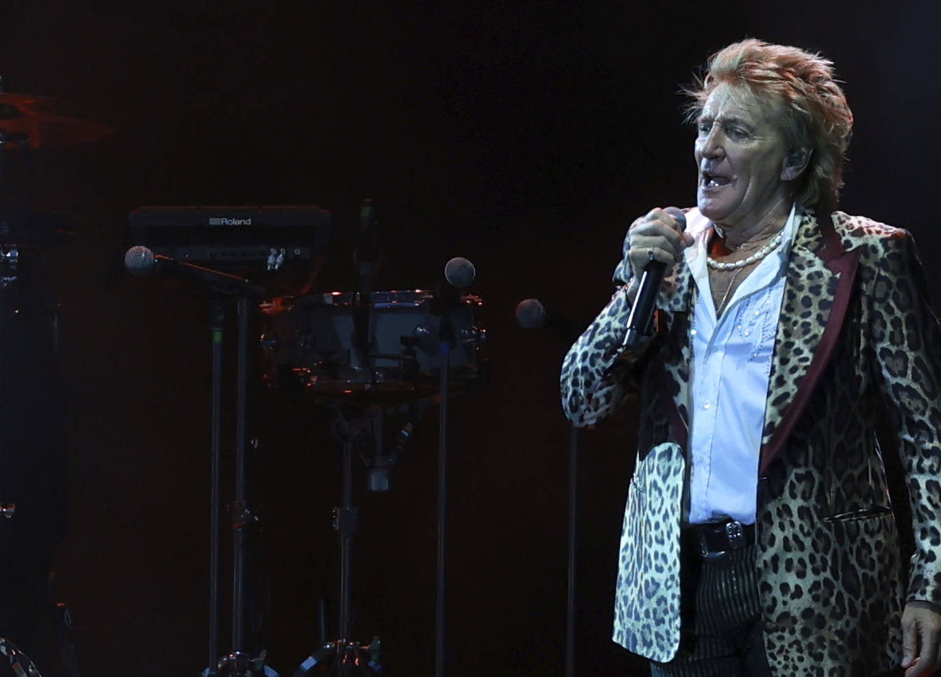 Las imágenes del concierto de Rod Stewart en Murcia