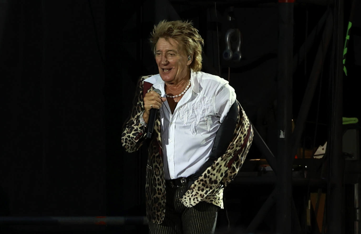 Las imágenes del concierto de Rod Stewart en Murcia