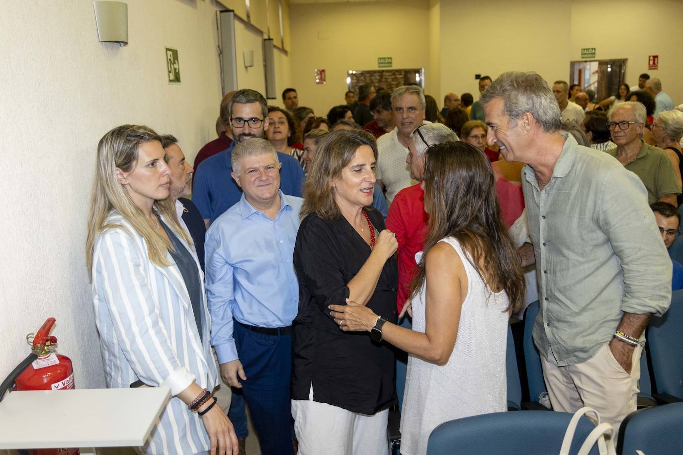 Ribera advierte sobre los efectos de la altas temperaturas del agua del Mar Menor