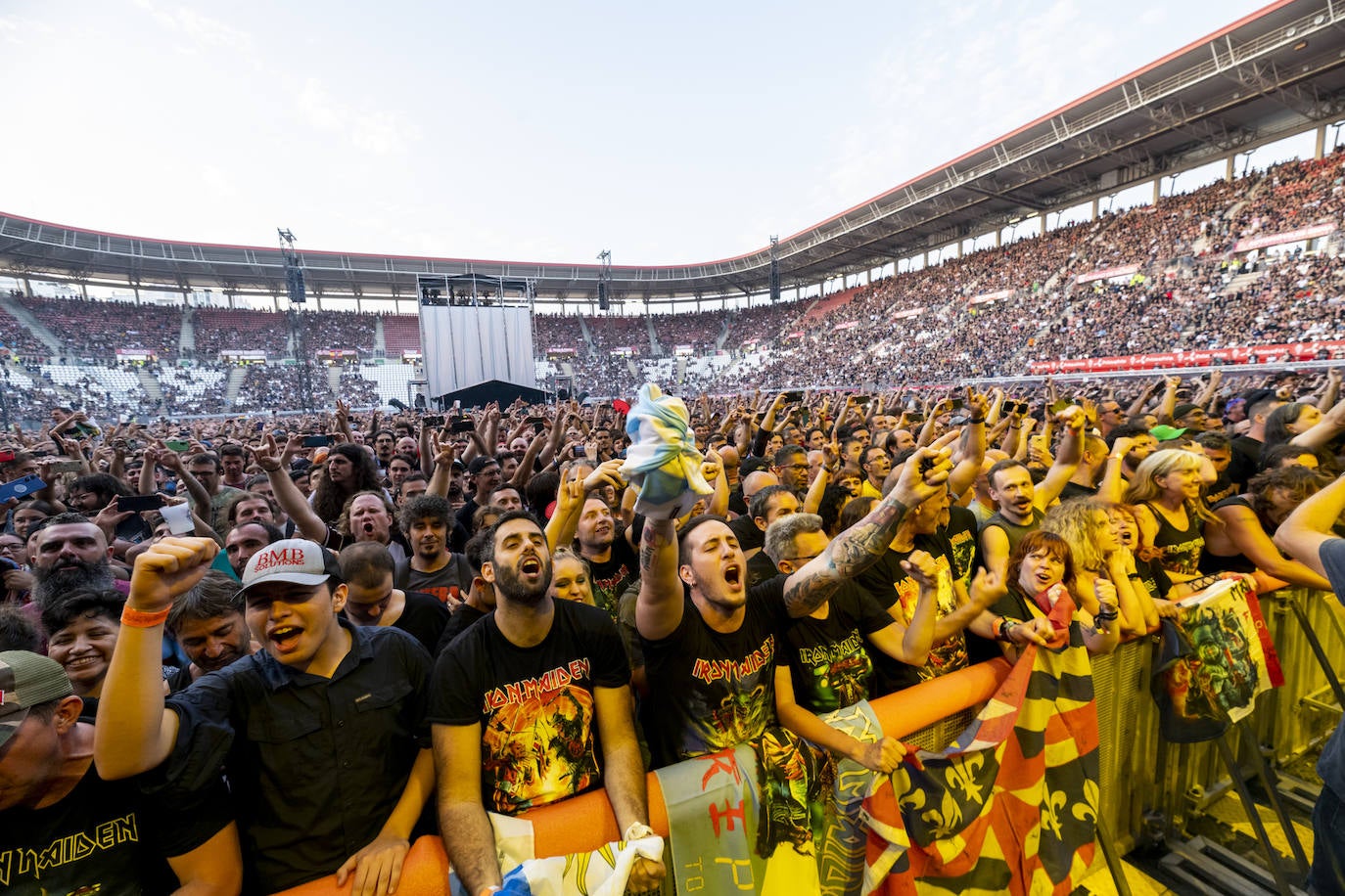 Las imágenes del concierto de Iron Maiden en Murcia