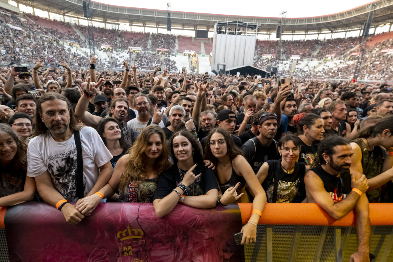 Las imágenes del concierto de Iron Maiden en Murcia