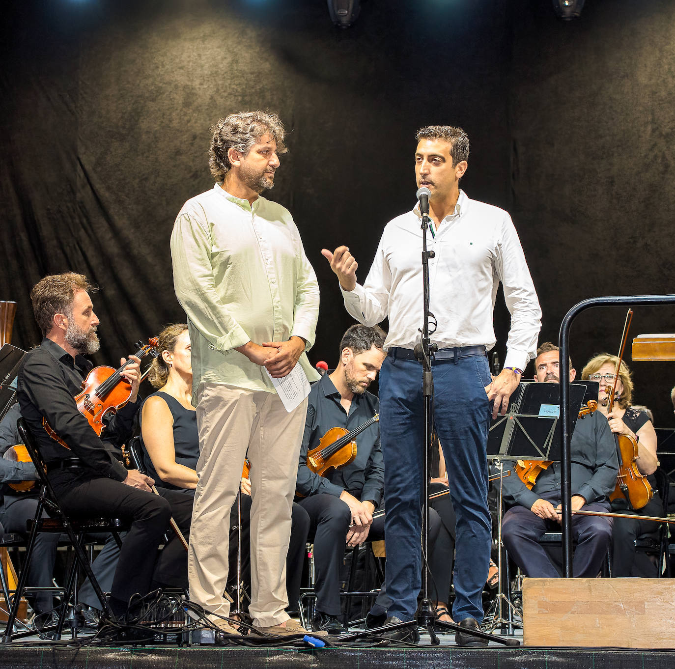 El concierto de la Orquesta Sinfónica en Blanca, en imágenes