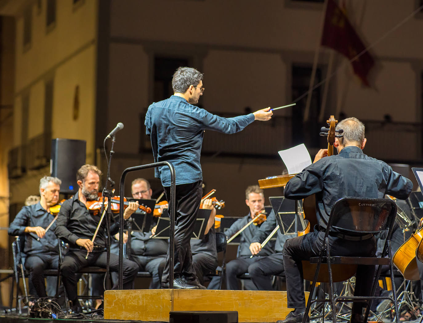 El concierto de la Orquesta Sinfónica en Blanca, en imágenes