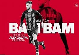 El Real Murcia anuncia el fichaje del defensa Álex Zalaya.