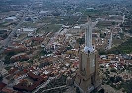 Vista aérea de Monteagudo, donde se iba a realizar la ampliación del desguace.