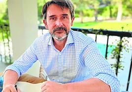 Cristóbal Belda, en su casa de Madrid.