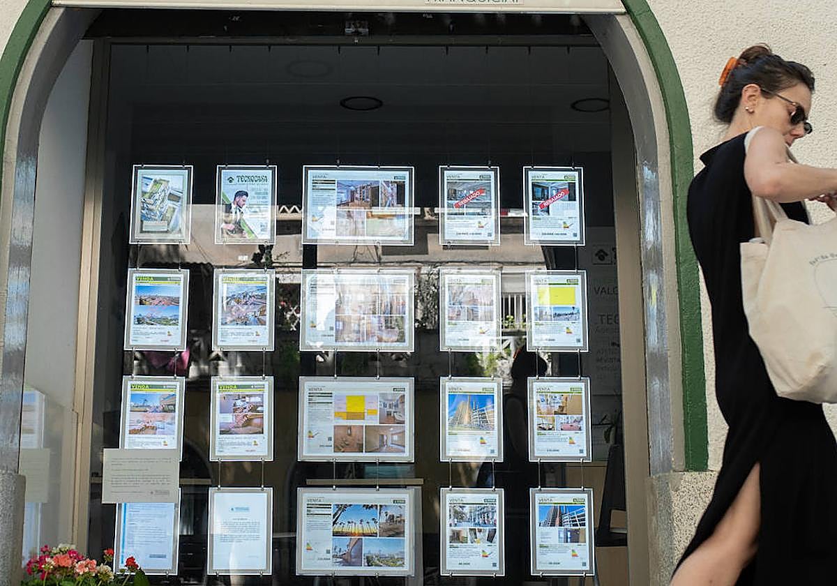 Imagen de un negocio de venta y alquiler de viviendas.