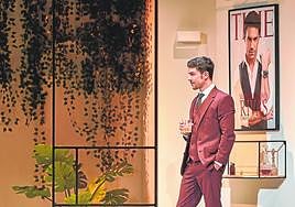 Alejo Sauras en escena.