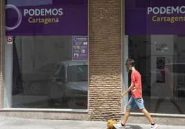 Sede de Podemos en Cartagena, en una imagen de archivo.