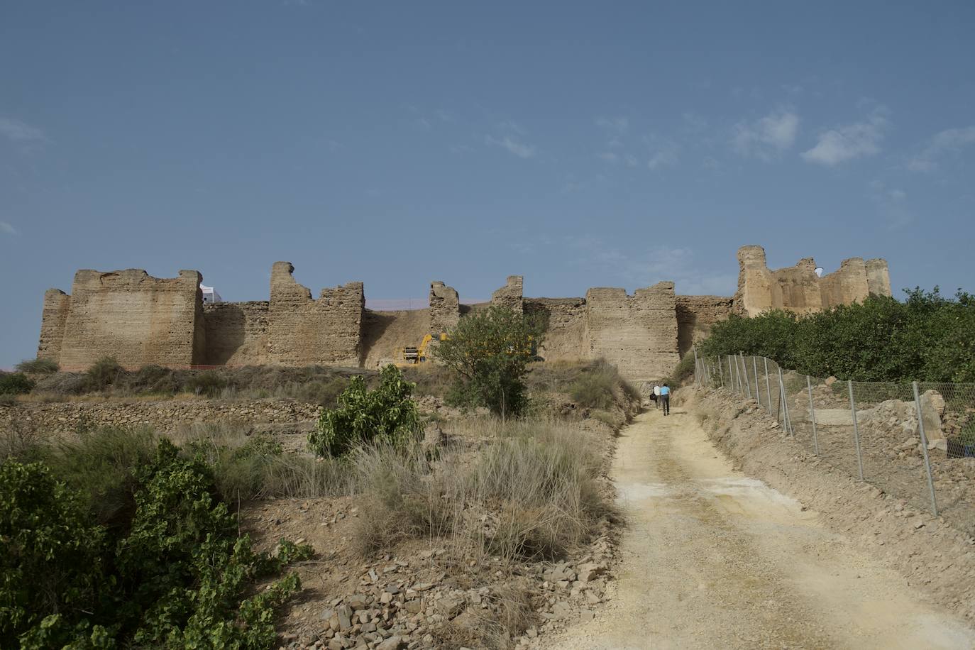 Así avanzan los trabajos en el Castillejo de Monteagudo