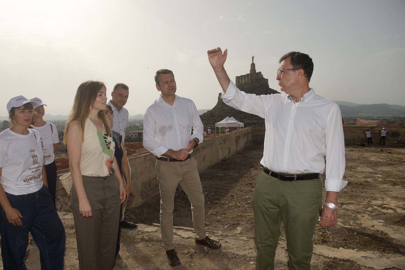 Así avanzan los trabajos en el Castillejo de Monteagudo