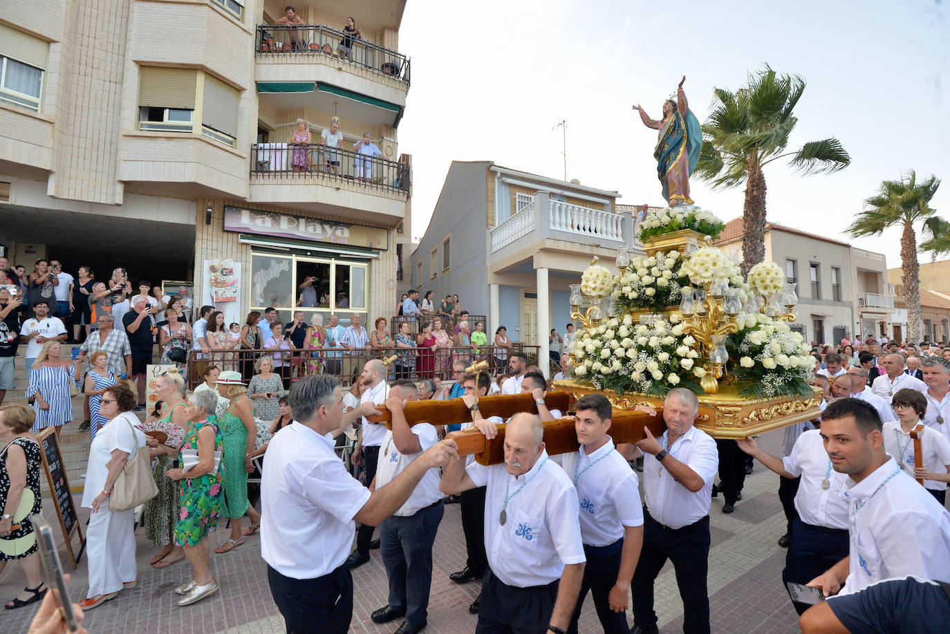 Procesión de la Virgen de la Asunción en Los Alcázares