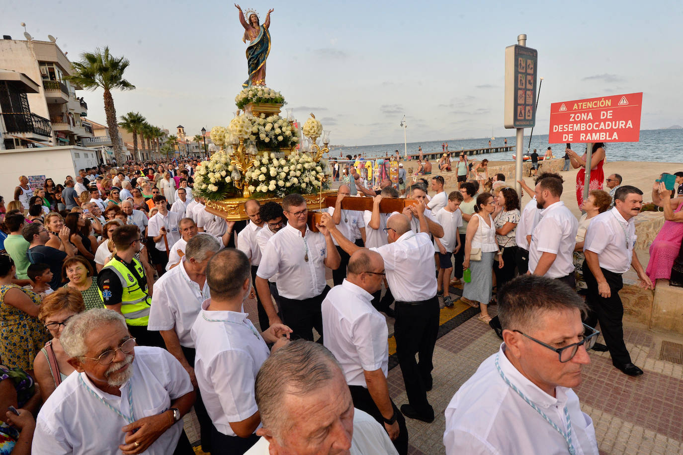 Procesión de la Virgen de la Asunción en Los Alcázares