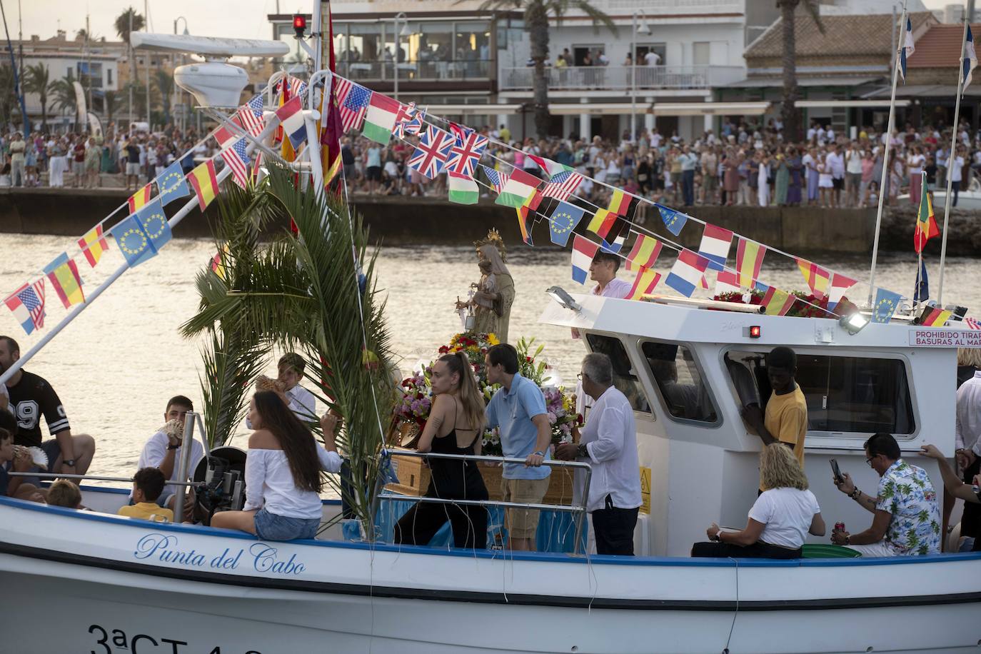 Procesión de la Virgen del Mar en Cabo de Palos y Los Nietos