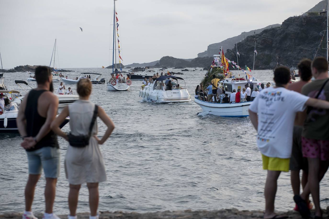 Procesión de la Virgen del Mar en Cabo de Palos y Los Nietos