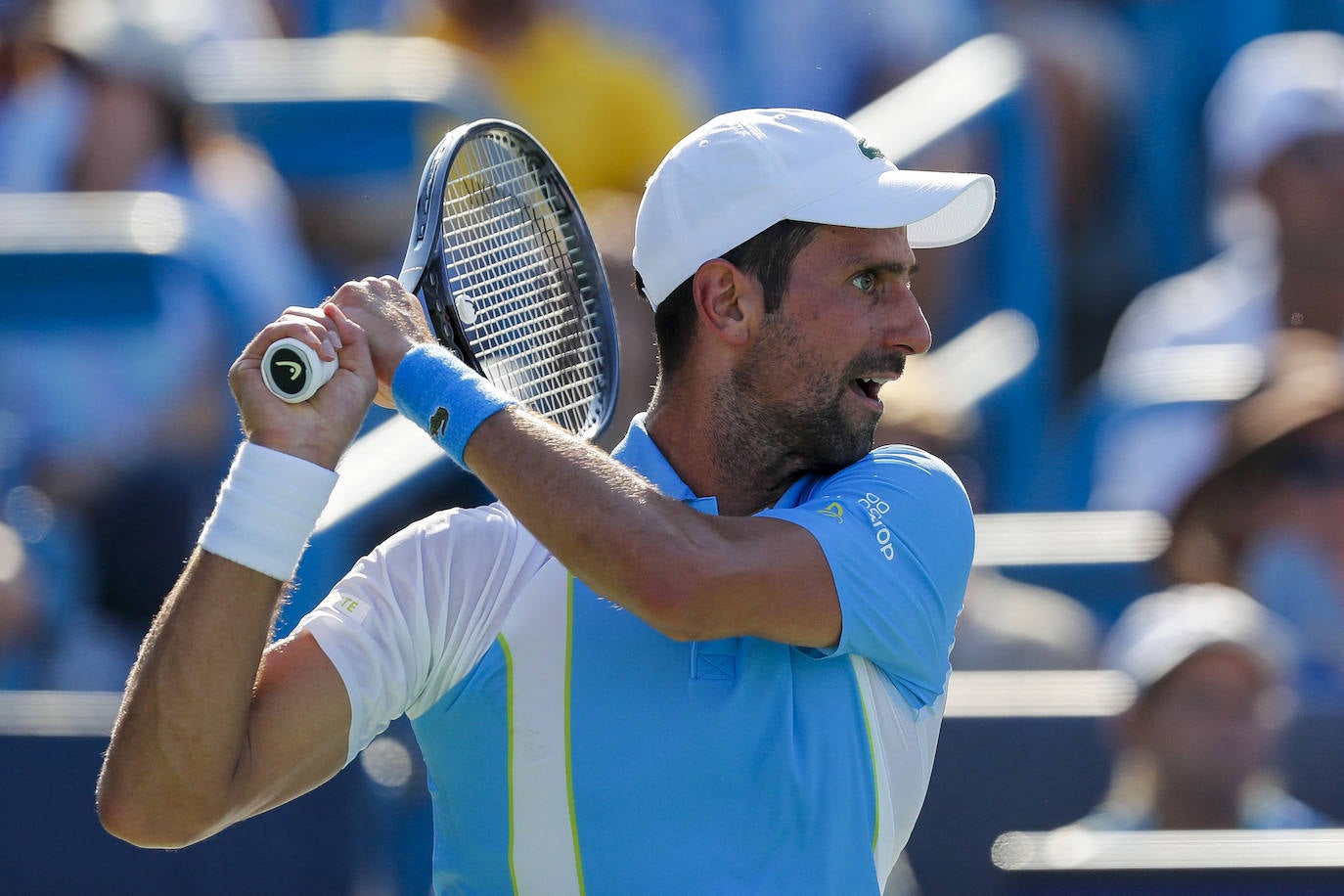 La final de Cincinnati entre Alcaraz y Djokovic, en imágenes