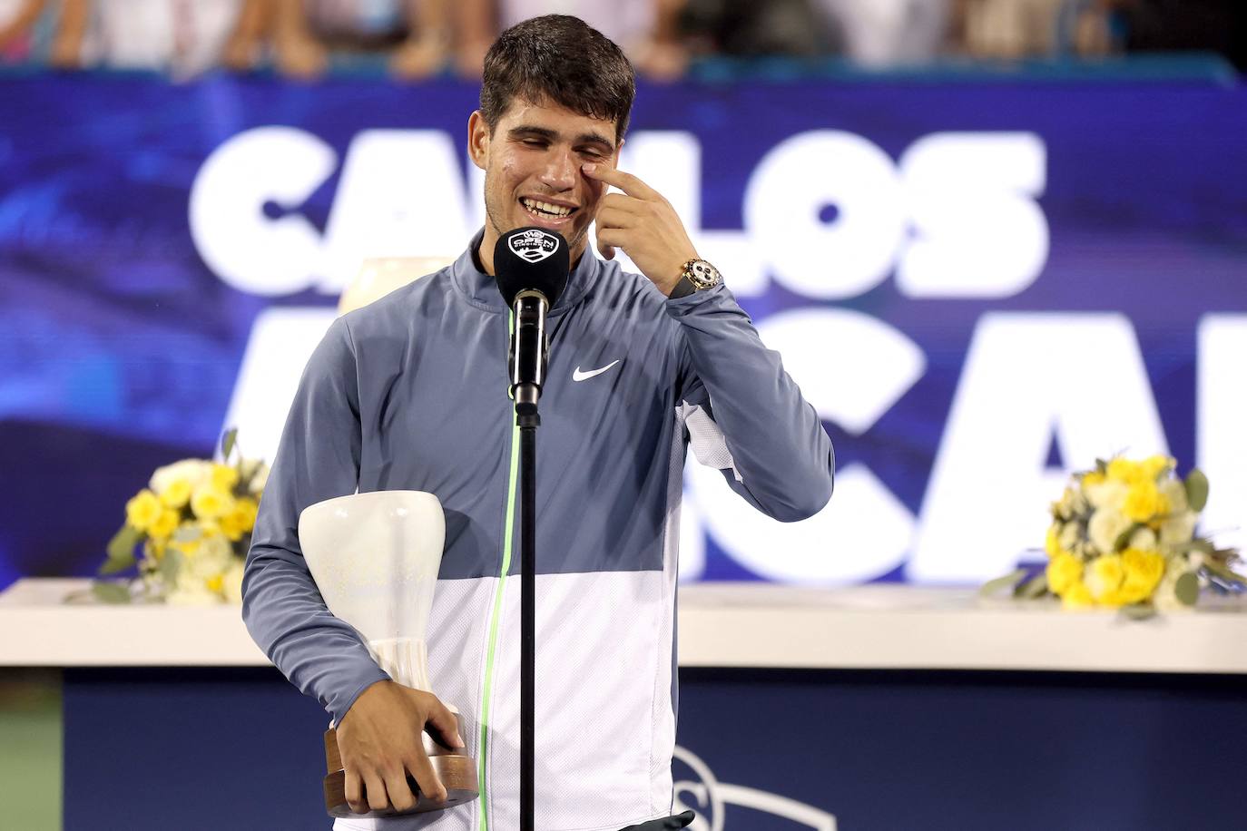 La final de Cincinnati entre Alcaraz y Djokovic, en imágenes