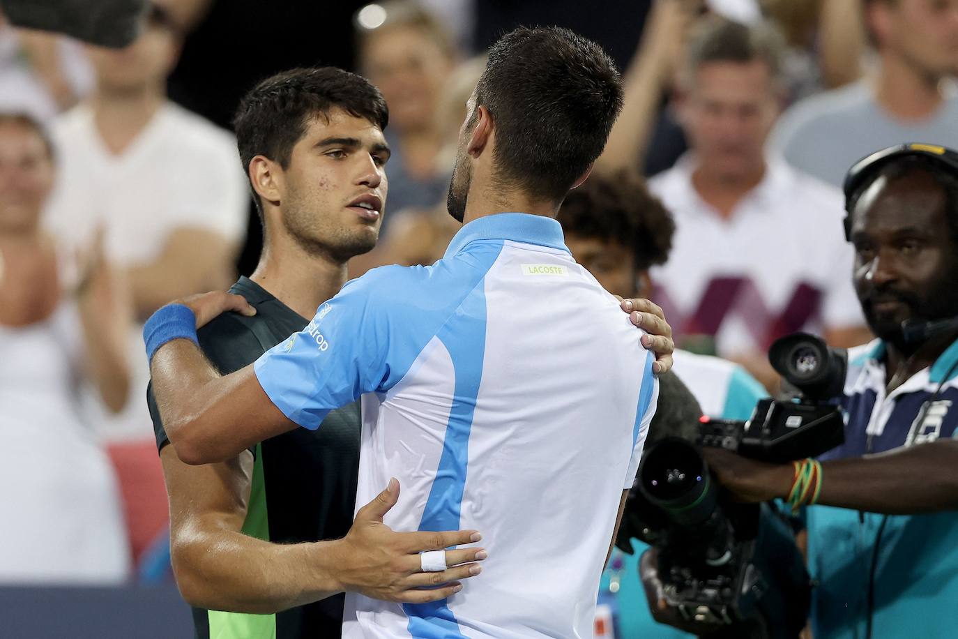 La final de Cincinnati entre Alcaraz y Djokovic, en imágenes