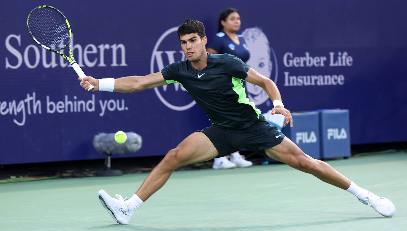 La final de Cincinnati entre Alcaraz y Djokovic, en imágenes