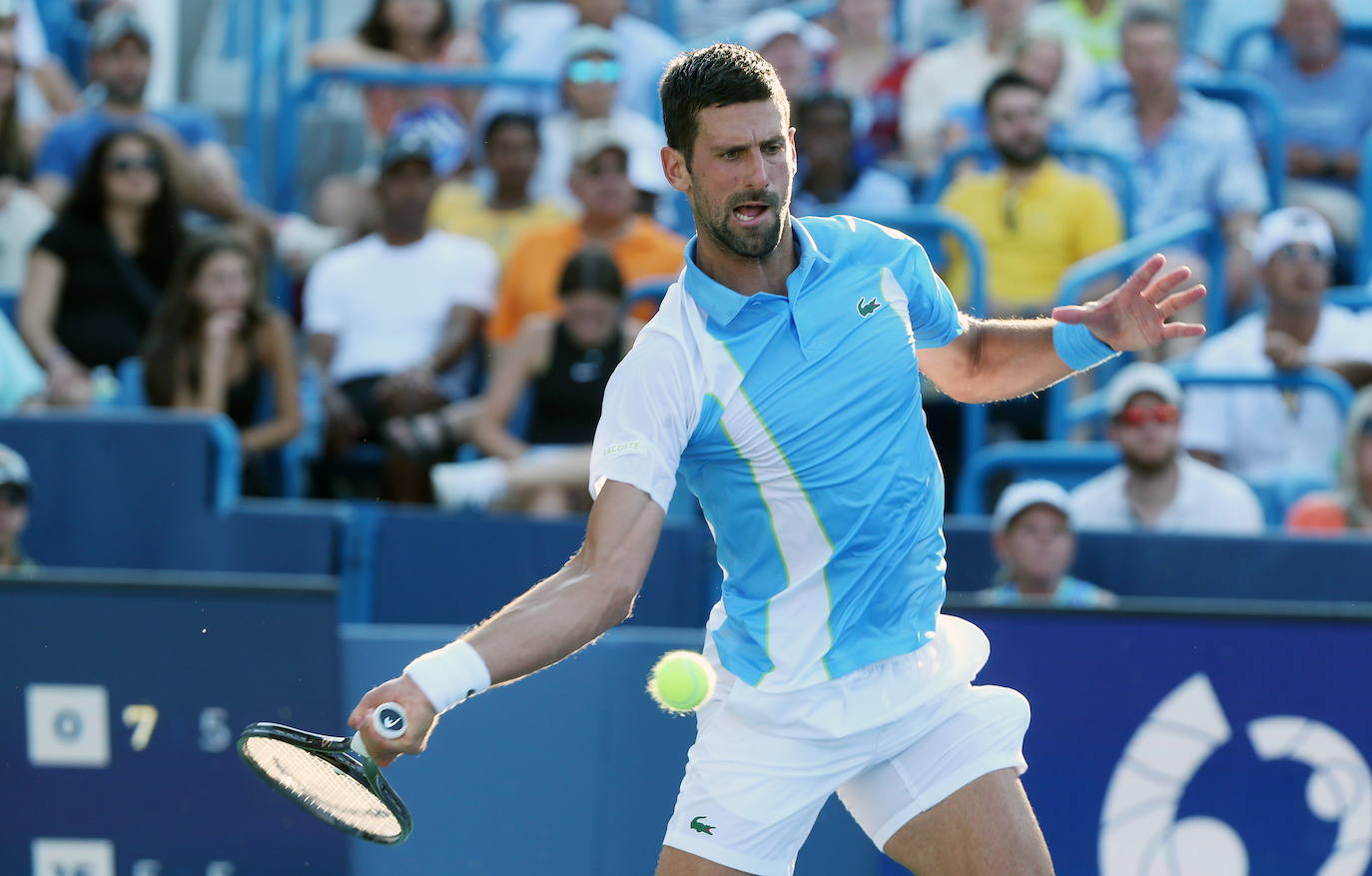 La final de Cincinnati entre Alcaraz y Djokovic, en imágenes