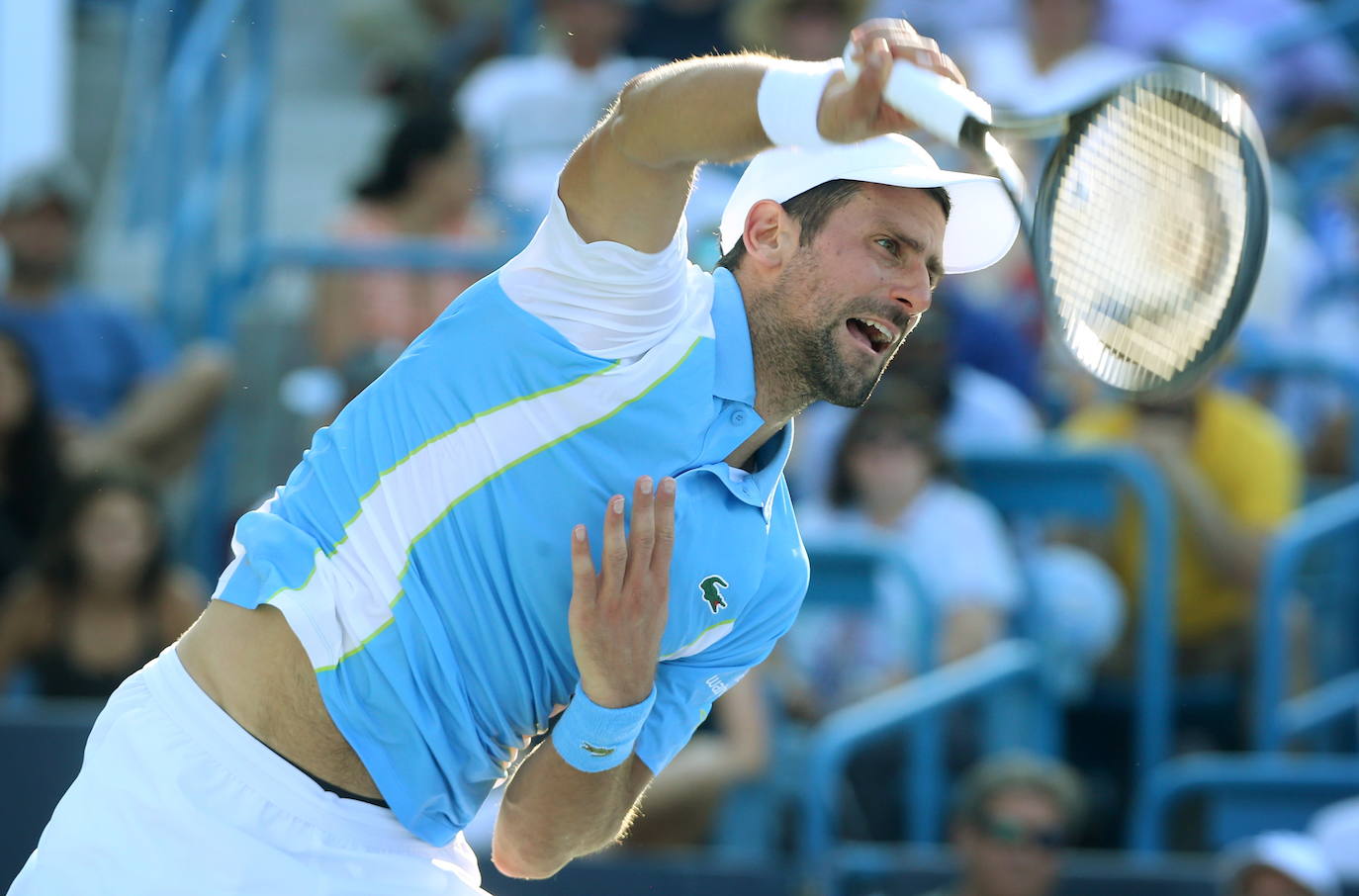 La final de Cincinnati entre Alcaraz y Djokovic, en imágenes