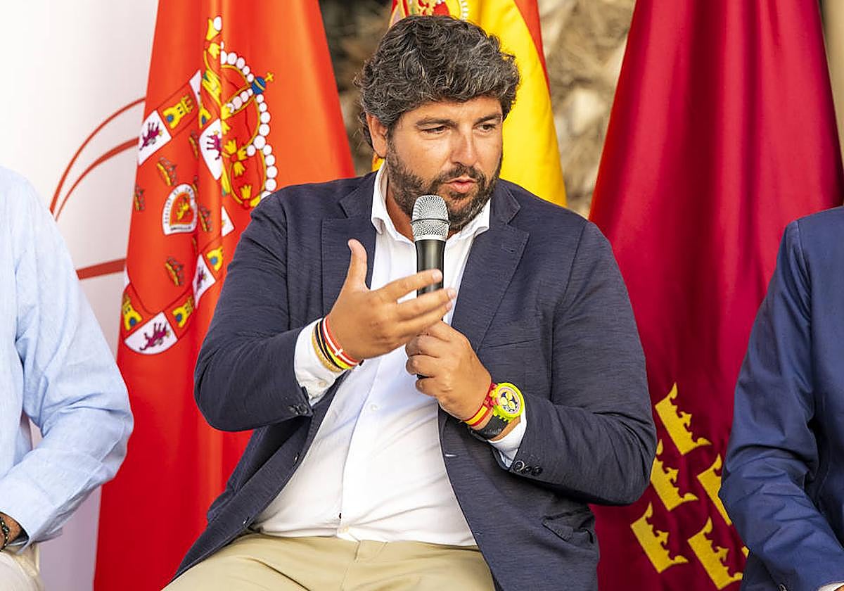 Fernando López Miras, este martes.